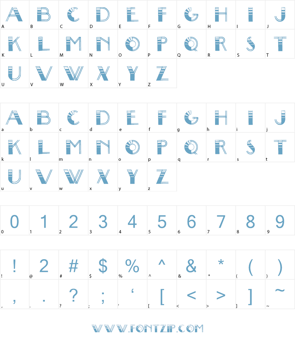 Big Lou Font Character